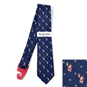 🎄Knotty & Nice Santa Claus Christmas Holiday Tie